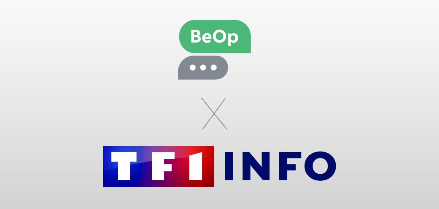 BeOp annonce son nouveau partenariat avec TF1 Info