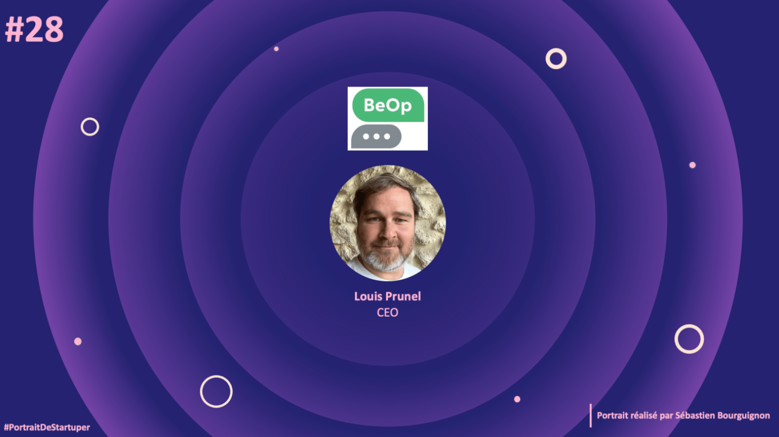 #PortraitDeStartuper #28 – BeOP – Louis Prunel