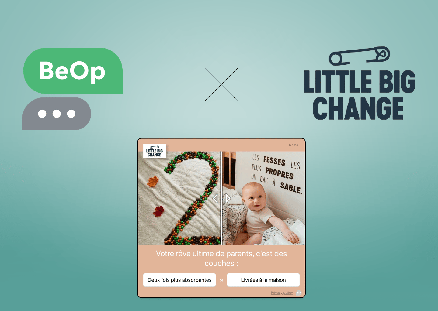 Little Big Change choisit BeOp pour promouvoir la marque et souligner sa différence