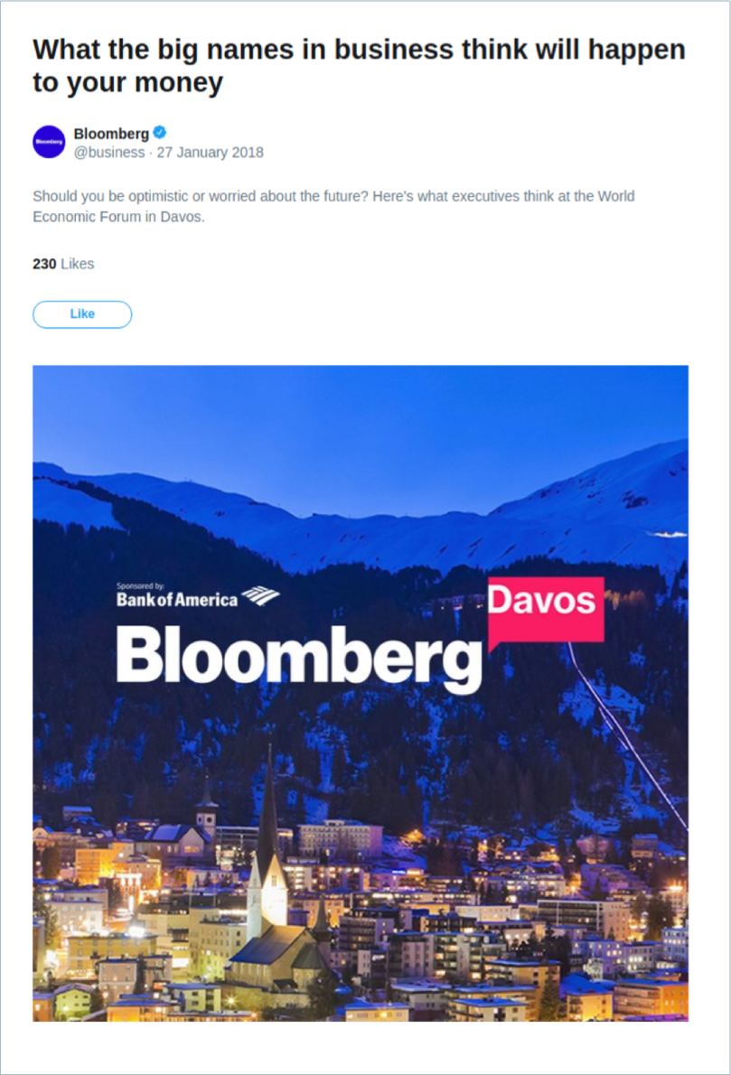 Bank of America Twitter Moments